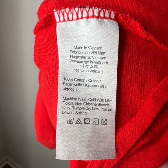 J. Crew Red Tiered Sleeveless Midi Dres Size Medium - Picture 6 of 8